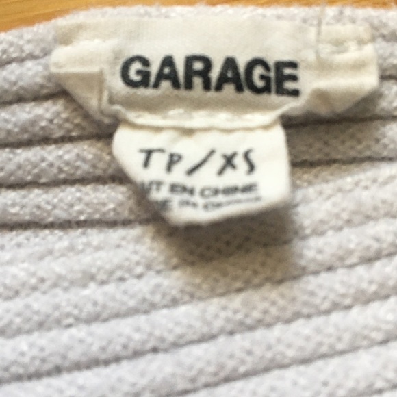 Boat Neck Sweater Cropped - Garage 💖 - Picture 2 of 2